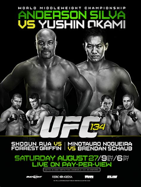 ufc 134|ufc 134 rio results.